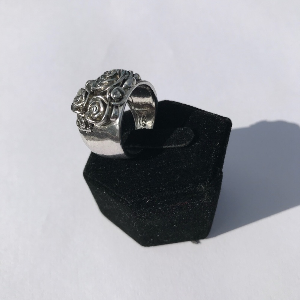 925 Silver Wedding Ring - Picture 2 of 6